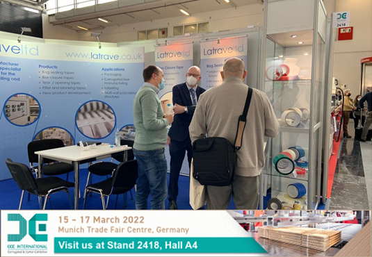 Latrave Attend Corrugated & Carton Exhibition (CCE) International Munich